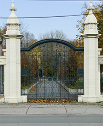 The gates at Trinity-Bellwoods Park